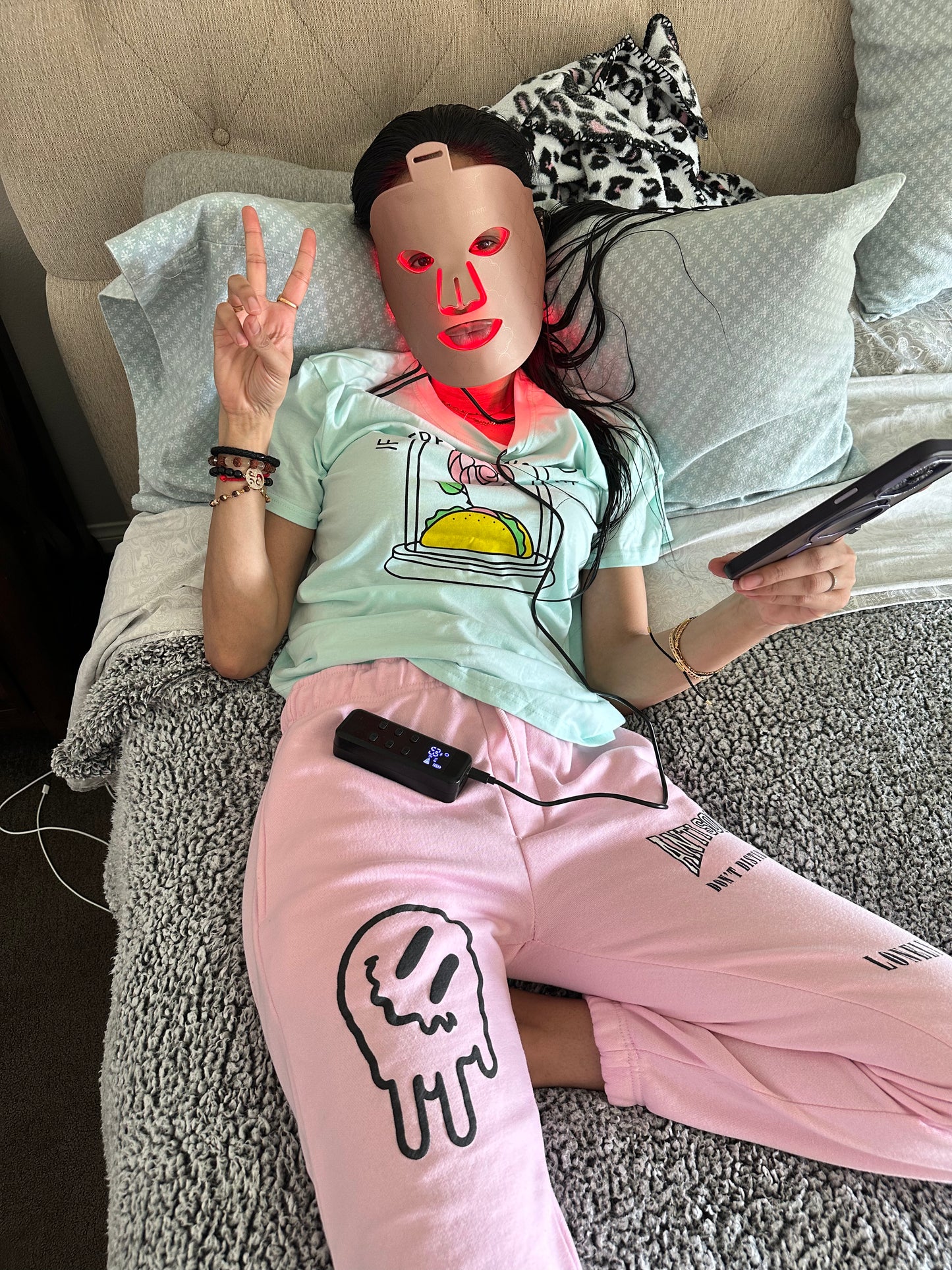 Red Light Therapy Mask for Face (280 LED | IPX7 Waterproof)