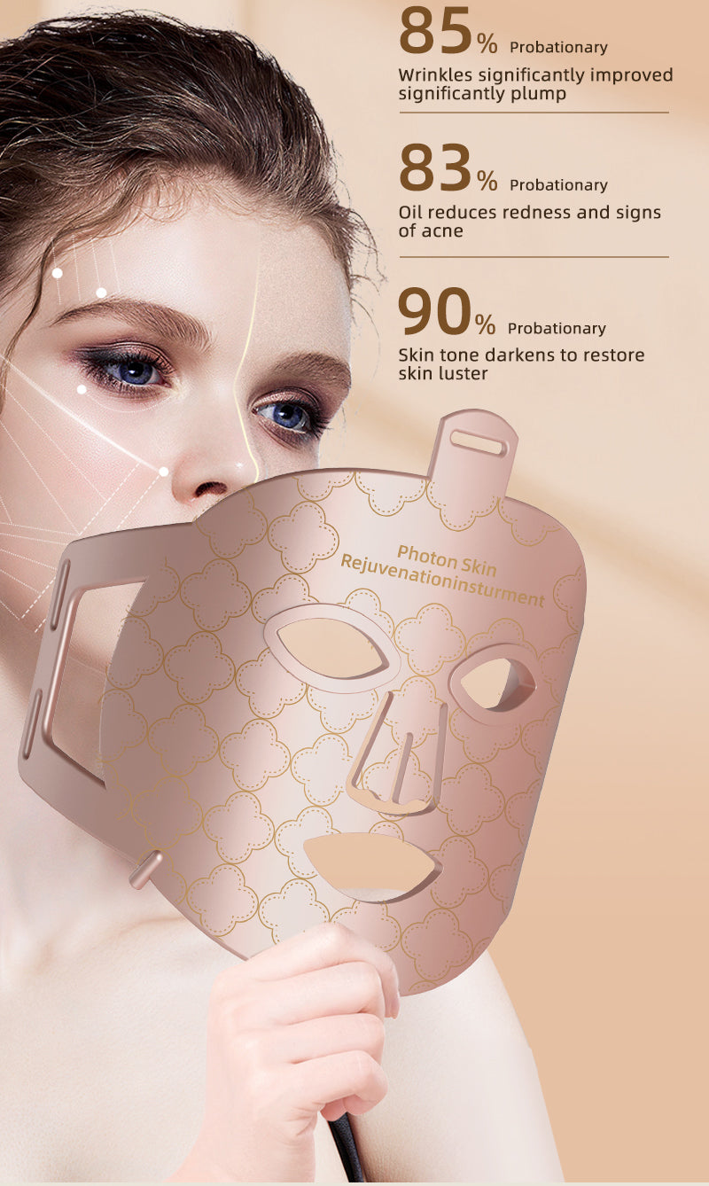 Red Light Therapy Mask for Face (280 LED | IPX7 Waterproof)
