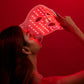 Red Light Therapy Mask for Face Wrinkles Rejuvenation (Red, Blue & Yellow)