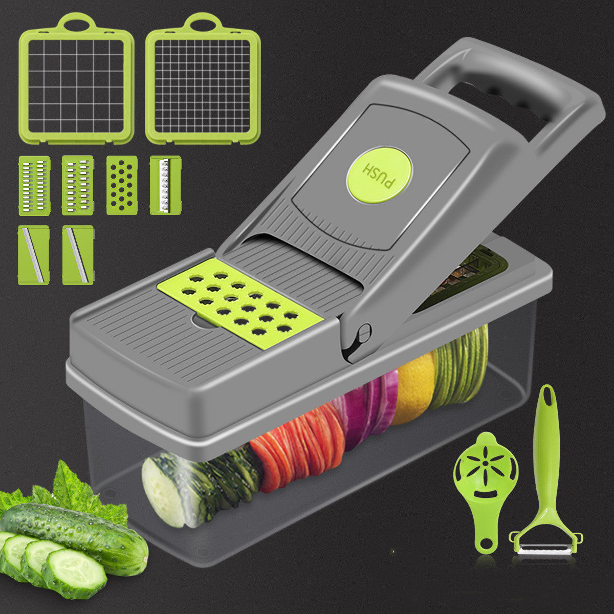 Ultimate Kitchen Grater - Dicer/Shredder/Grater Tool