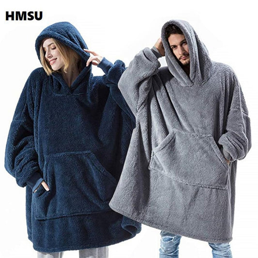 Blanket with Sleeves Oversized Hoodie