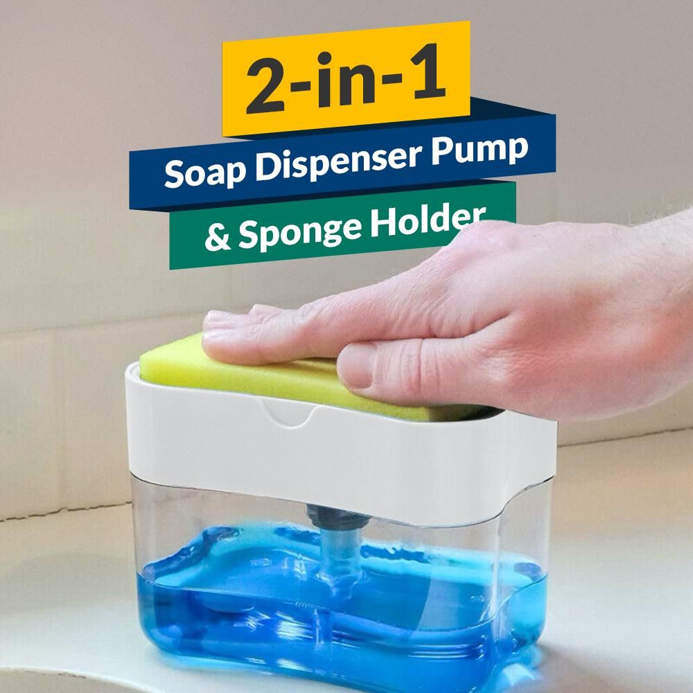 Sponge Caddy Soap Dispenser